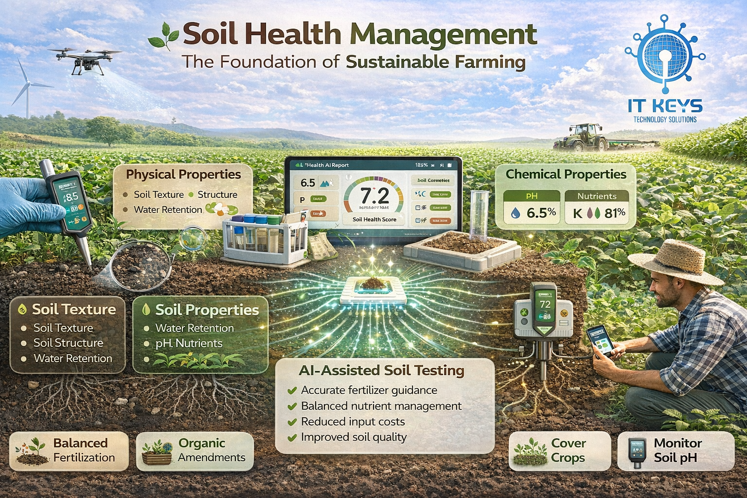 Monitoreo del Suelo: Sensores, Análisis y Mejores Decisiones Agrícolas
